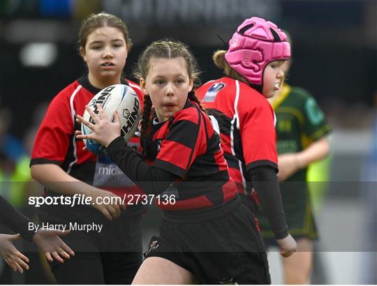 Bank of Ireland Half-time Minis at Leinster v Benetton - United Rugby Championship