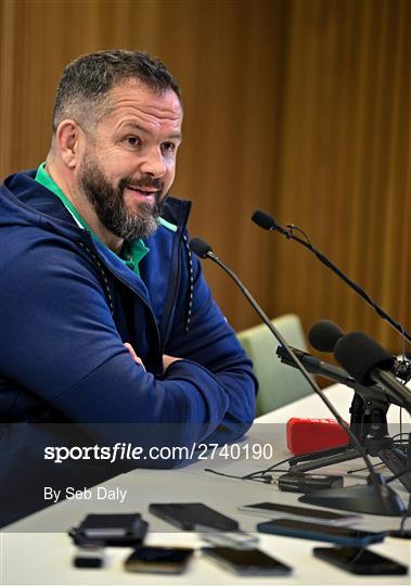 Ireland Rugby Media Conference