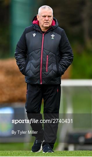 Wales Rugby Captain's Run Wales Rugby Captain's Run