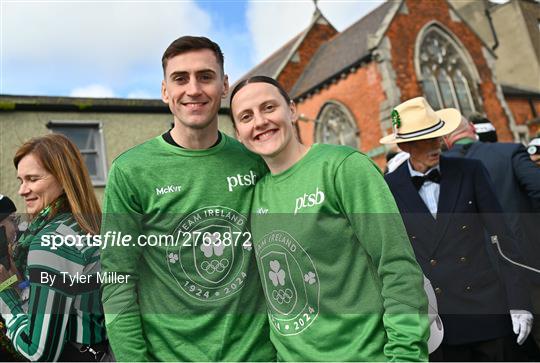 Team Ireland and PTSB take part in St. Patrick’s Day Festival