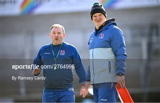 Ulster Rugby Squad Training and Media Conference