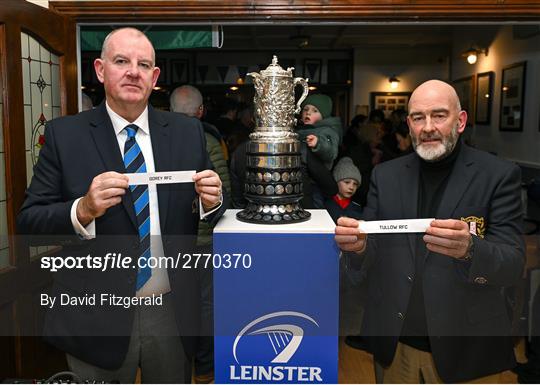 Bank of Ireland Provincial Towns Cup Fourth Round Draw