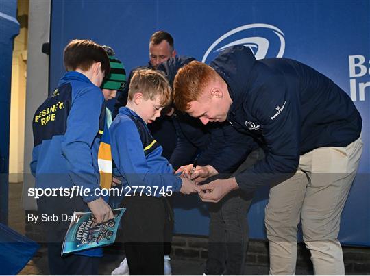 Activities at Leinster v Vodacom Bulls - United Rugby Championship