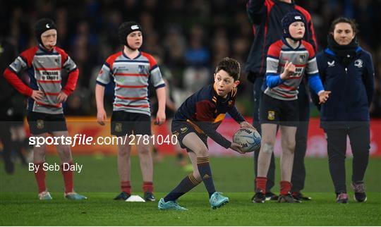 Bank of Ireland Half-time Minis at Leinster v Leiceser Tigers - Investec Champions Cup