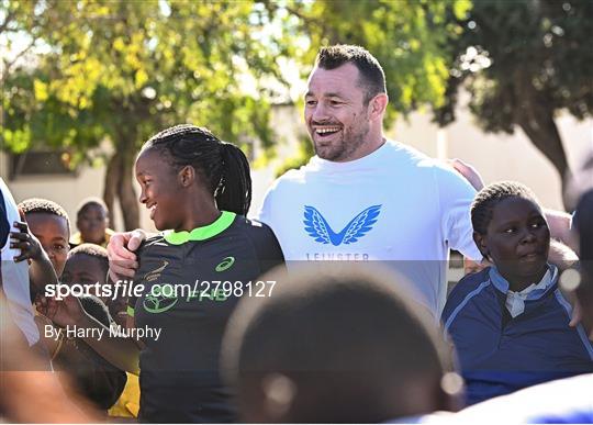 Leinster Rugby visit Zimasa Primary School
