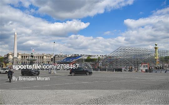 Preparations continue around Paris ahead of the 2024 Paris Summer Olympic Games