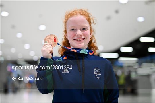 Irish Para Swimming European Swimming Team Homecoming