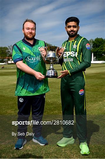 Ireland and Pakistan T20 Captains Photocall
