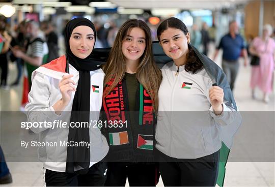 Palestine Women's National Team Arrive in Dublin