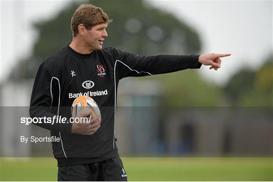 Ulster Rugby Squad Training and Press Briefing