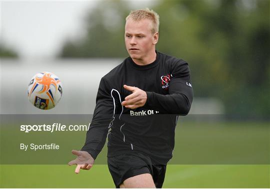 Ulster Rugby Squad Training and Press Briefing