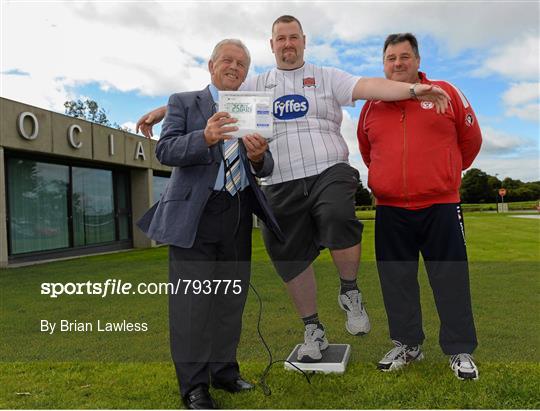 Launch of the Airtricity Fans Biggest Winner 2013 Competition in aid of the John Giles Foundation