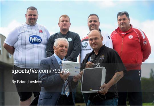 Launch of the Airtricity Fans Biggest Winner 2013 Competition in aid of the John Giles Foundation