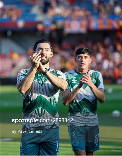 Sparta Prague v Shamrock Rovers - UEFA Champions League Second Qualifying Round Second Leg Sparta Prague v Shamrock Rovers - UEFA Champions League Second Qualifying Round Second Leg