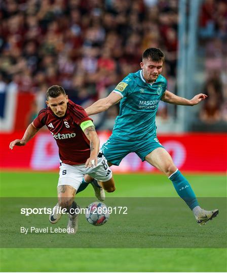 Sparta Prague v Shamrock Rovers - UEFA Champions League Second Qualifying Round Second Leg Sparta Prague v Shamrock Rovers - UEFA Champions League Second Qualifying Round Second Leg