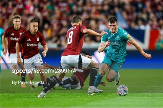 Sparta Prague v Shamrock Rovers - UEFA Champions League Second Qualifying Round Second Leg Sparta Prague v Shamrock Rovers - UEFA Champions League Second Qualifying Round Second Leg