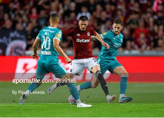 Sparta Prague v Shamrock Rovers - UEFA Champions League Second Qualifying Round Second Leg Sparta Prague v Shamrock Rovers - UEFA Champions League Second Qualifying Round Second Leg