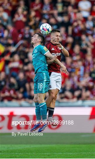 Sparta Prague v Shamrock Rovers - UEFA Champions League Second Qualifying Round Second Leg Sparta Prague v Shamrock Rovers - UEFA Champions League Second Qualifying Round Second Leg