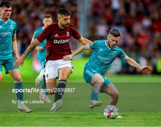 Sparta Prague v Shamrock Rovers - UEFA Champions League Second Qualifying Round Second Leg Sparta Prague v Shamrock Rovers - UEFA Champions League Second Qualifying Round Second Leg