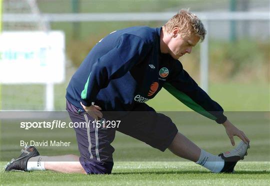 Republic of Ireland Soccer Training Tuesday