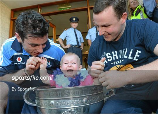 Victorious All-Ireland Senior Football Champions Dublin visit Our Lady's Hospital for Sick Children, Crumlin