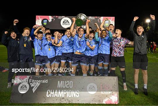 UCD v Sligo Rovers - EA SPORTS MU20 League of Ireland Enda McGuill Cup Final UCD v Sligo Rovers - EA SPORTS MU20 League of Ireland Enda McGuill Cup Final