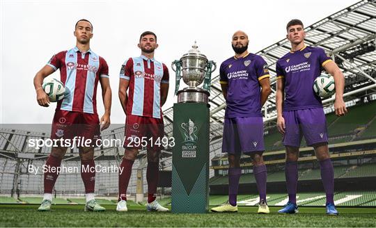Sports Direct Men's FAI Cup Semi-Finals Media Day Sports Direct Men's FAI Cup Semi-Finals Media Day