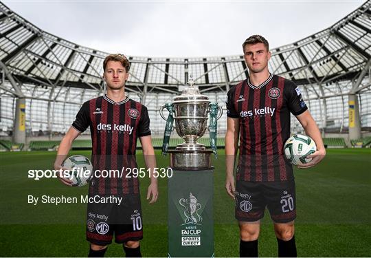 Sports Direct Men's FAI Cup Semi-Finals Media Day Sports Direct Men's FAI Cup Semi-Finals Media Day