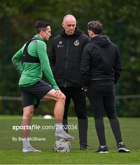 Shamrock Rovers Training Session and Press Conference Shamrock Rovers Training Session and Press Conference