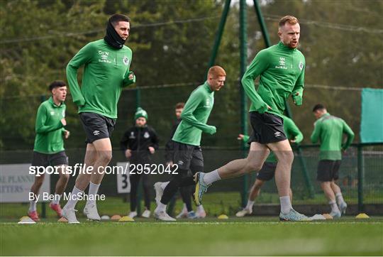 Shamrock Rovers Training Session and Press Conference