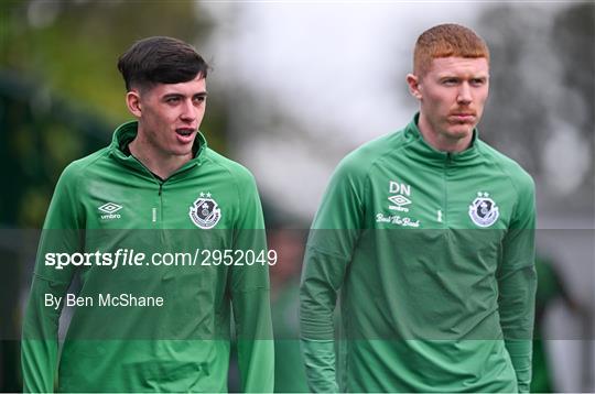Shamrock Rovers Training Session and Press Conference