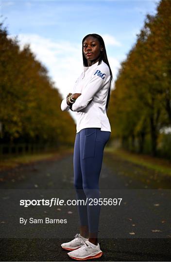 P&G Ambassador Rhasidat Adeleke at Sports Ireland Campus