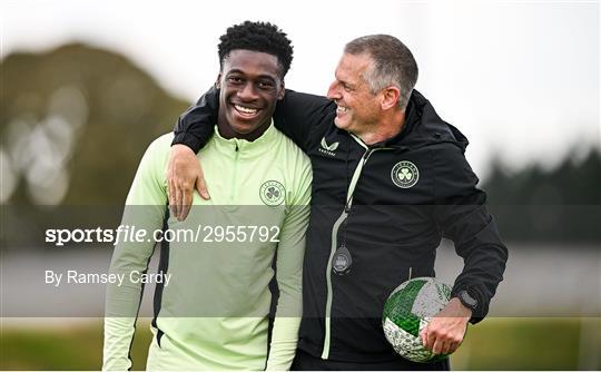 Republic of Ireland U21's Training Session Republic of Ireland U21's Training Session