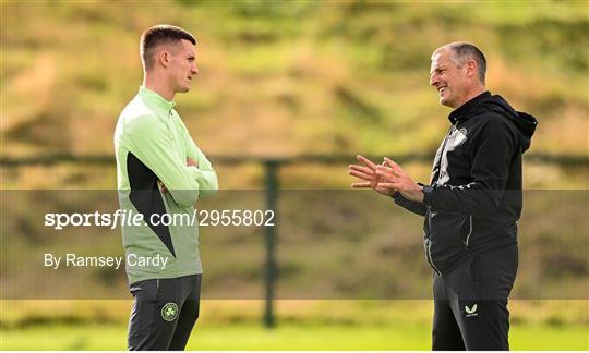 Republic of Ireland U21's Training Session Republic of Ireland U21's Training Session