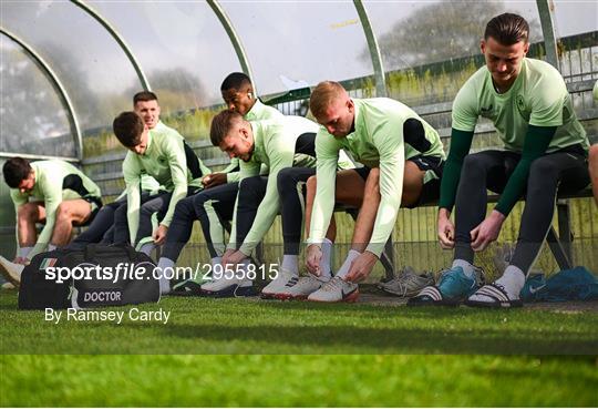 Republic of Ireland U21's Training Session Republic of Ireland U21's Training Session