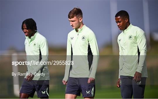 Republic of Ireland U21's Training Session Republic of Ireland U21's Training Session