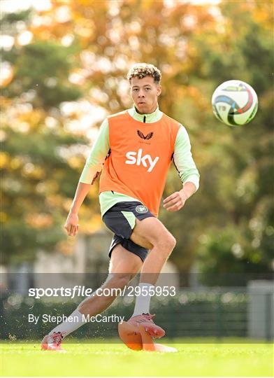 Republic of Ireland Training Session and Press Conference Republic of Ireland Training Session and Press Conference