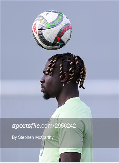 Republic of Ireland Training Session and Press Conference Republic of Ireland Training Session and Press Conference
