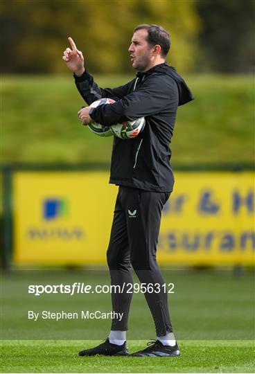Republic of Ireland Training Session and Press Conference Republic of Ireland Training Session and Press Conference