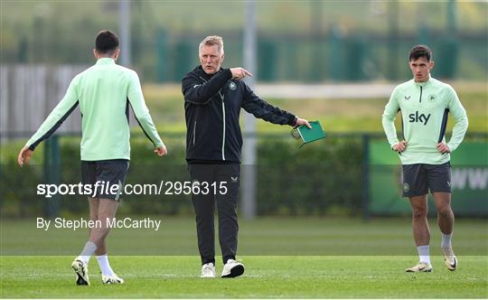 Republic of Ireland Training Session and Press Conference Republic of Ireland Training Session and Press Conference
