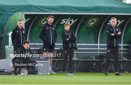 Republic of Ireland Training Session and Press Conference