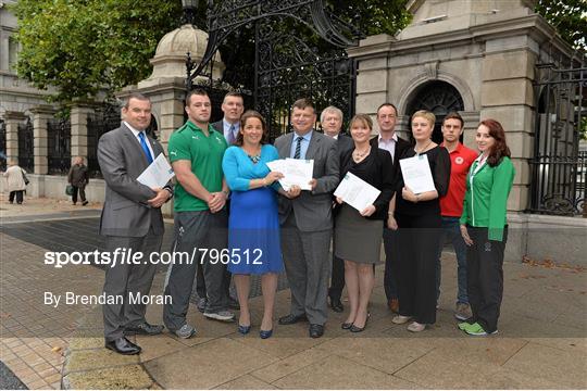 Federation of Irish Sport deliver a pre-budget submission to Government