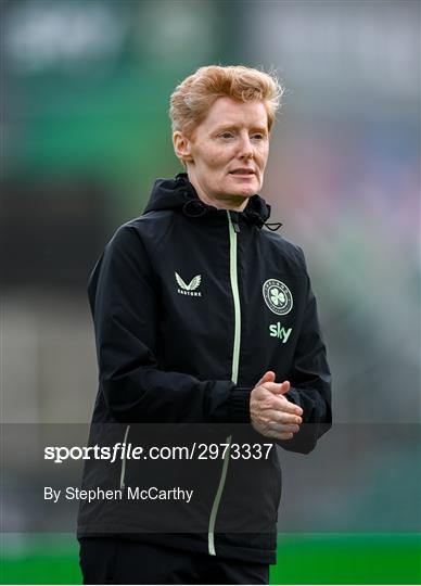 Republic of Ireland Women Press Conference and Training Session Republic of Ireland Women Press Conference and Training Session