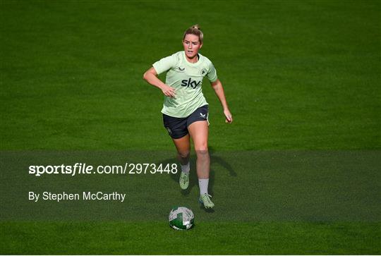 Republic of Ireland Women Press Conference and Training Session Republic of Ireland Women Press Conference and Training Session