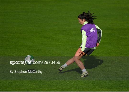 Republic of Ireland Women Press Conference and Training Session Republic of Ireland Women Press Conference and Training Session