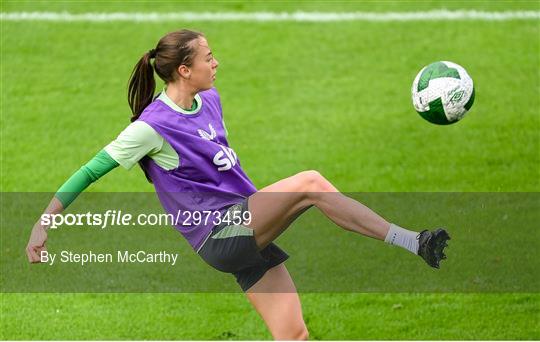 Republic of Ireland Women Press Conference and Training Session