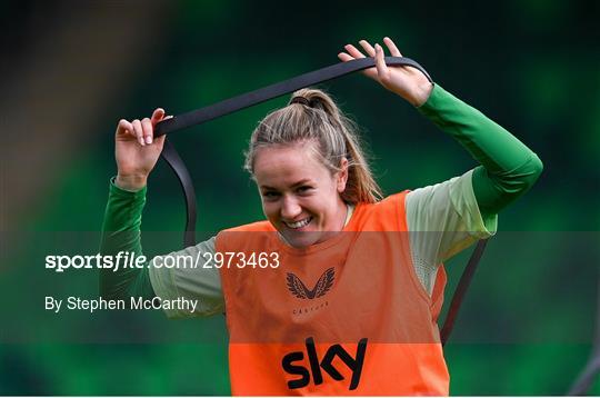 Republic of Ireland Women Press Conference and Training Session