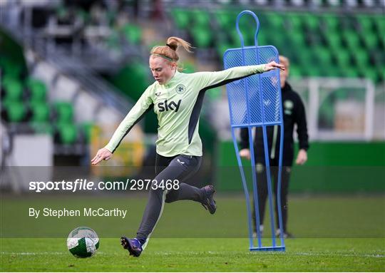 Republic of Ireland Women Press Conference and Training Session
