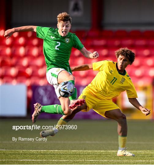 Republic of Ireland v Lithuania - UEFA U17 European Championships Round 1 Qualifier Republic of Ireland v Lithuania - UEFA U17 European Championships Round 1 Qualifier