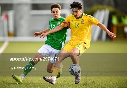 Republic of Ireland v Lithuania - UEFA U17 European Championships Round 1 Qualifier Republic of Ireland v Lithuania - UEFA U17 European Championships Round 1 Qualifier